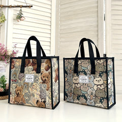 Large Capacity Toiletry Bag Travel Cosmetic Storage Bag Canvas Handbag