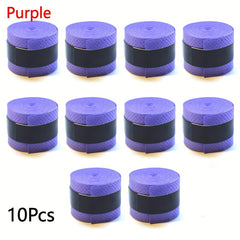10pcs Anti-Slip Baseball Bat Overgrips for Racket and Rod