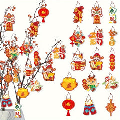 15pcs Spring Party Decoration Hanging Cards