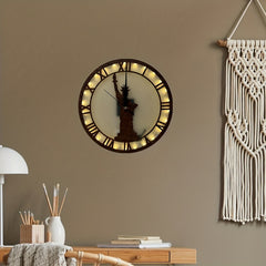 LED Lights Wooden Home Wall Hanging Decoration