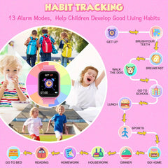 Kids Touch Screen Smart Watch, Educational Games, Voice Recorder, Music Playback