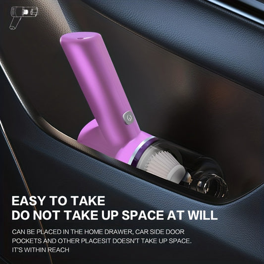 Portable Wireless Car Vacuum Cleaner Rechargeable Pink