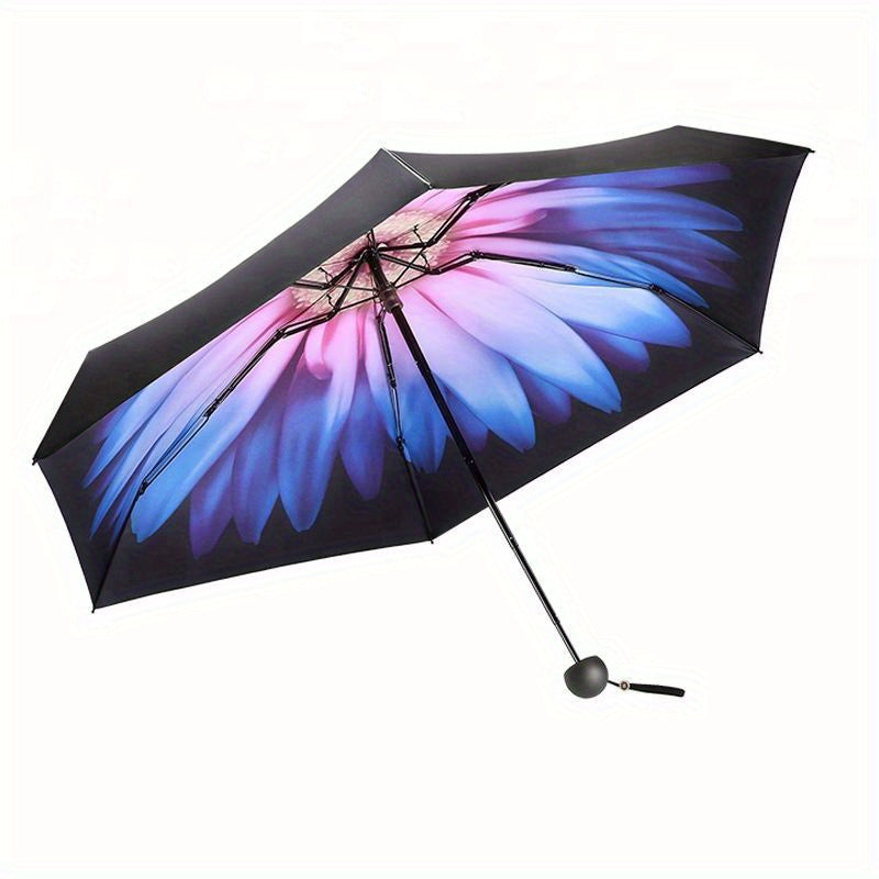 Compact Lightweight Portable Manual Folding Umbrella UV Protection