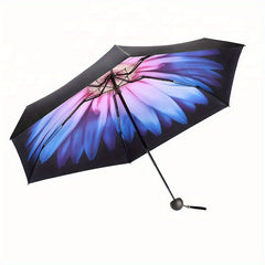 Compact Lightweight Portable Manual Folding Umbrella UV Protection