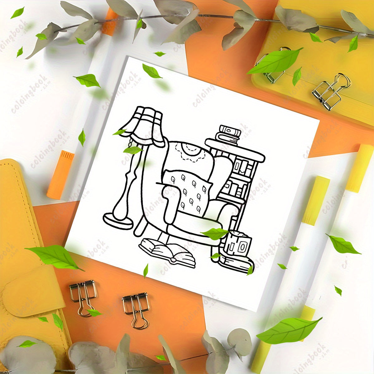 LZX Upgraded Deluxe Thickened Paper Coloring Book - 22 Pages