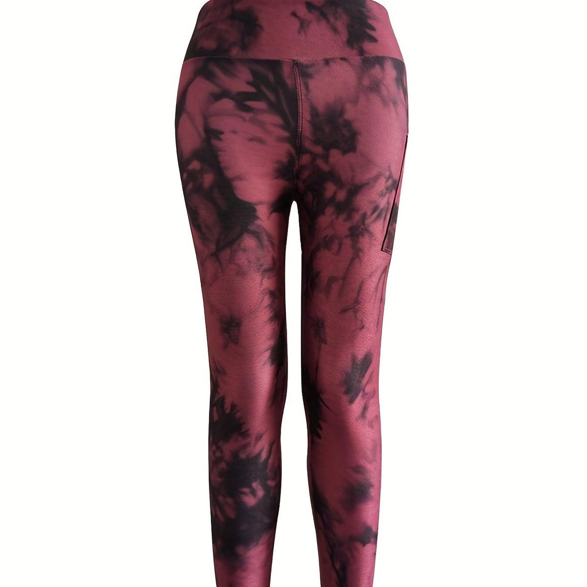 Tie Dye Printed Yoga Leggings Tummy Control Workout Tight Pants