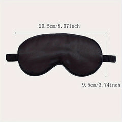 Double Sided Solid Eye Mask Elastic Travel Mask Lightweight Eye Cover