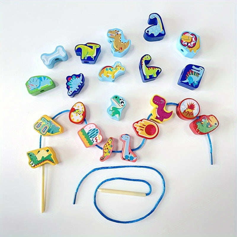 Kids Puzzle String Beads Building Block Toys