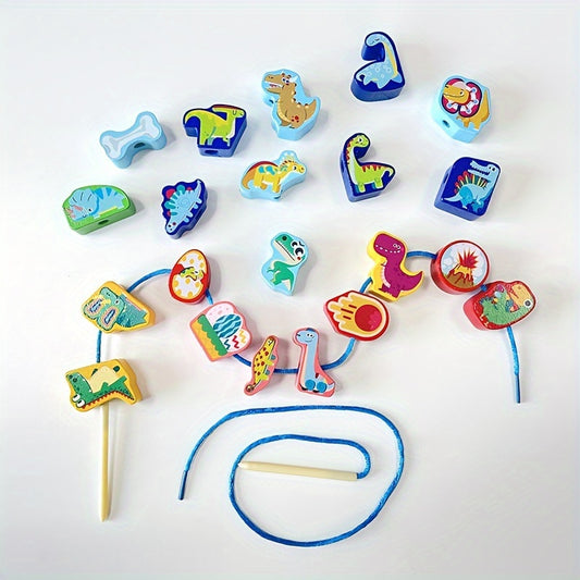 Kids Puzzle String Beads Building Block Toys