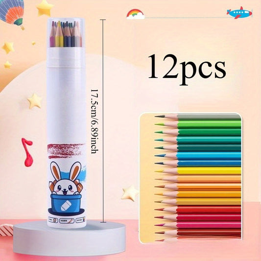 12pcs Colored Pencils Soft Core for Fine Art & Writing