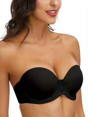 Strapless Bandeau Bra Comfy Everyday Women's Lingerie
