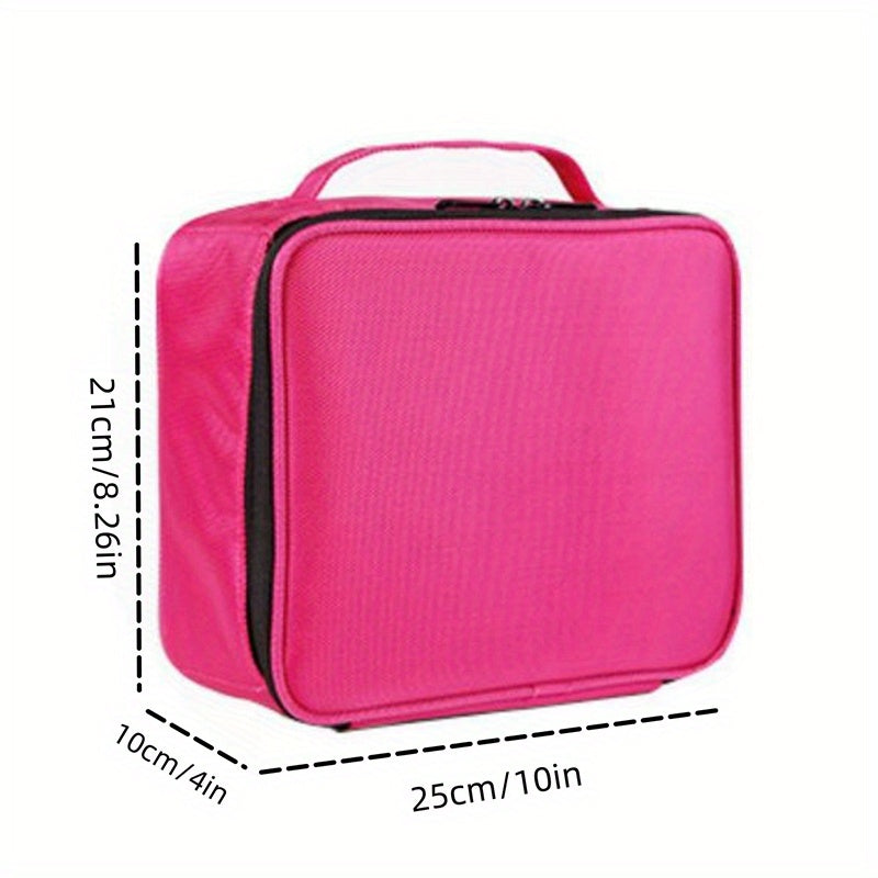 Portable Travel Cosmetic Bag Makeup Brush Organizer Bag Large Capacity