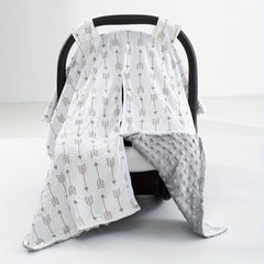 Arrow Print Car Seat Sunshade Cover for Baby Girl