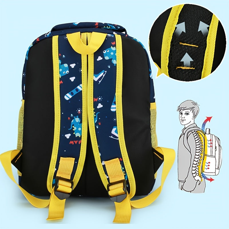 3D Dinosaur Kids Backpack - School Bag for Boys