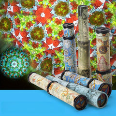Stretchable Kaleidoscope Toy Vibrant Rotating Patterns for Kids