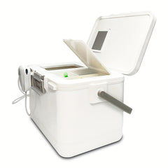 Portable Outdoor Insulated Box for Fishing with Refrigeration and Oxygenation