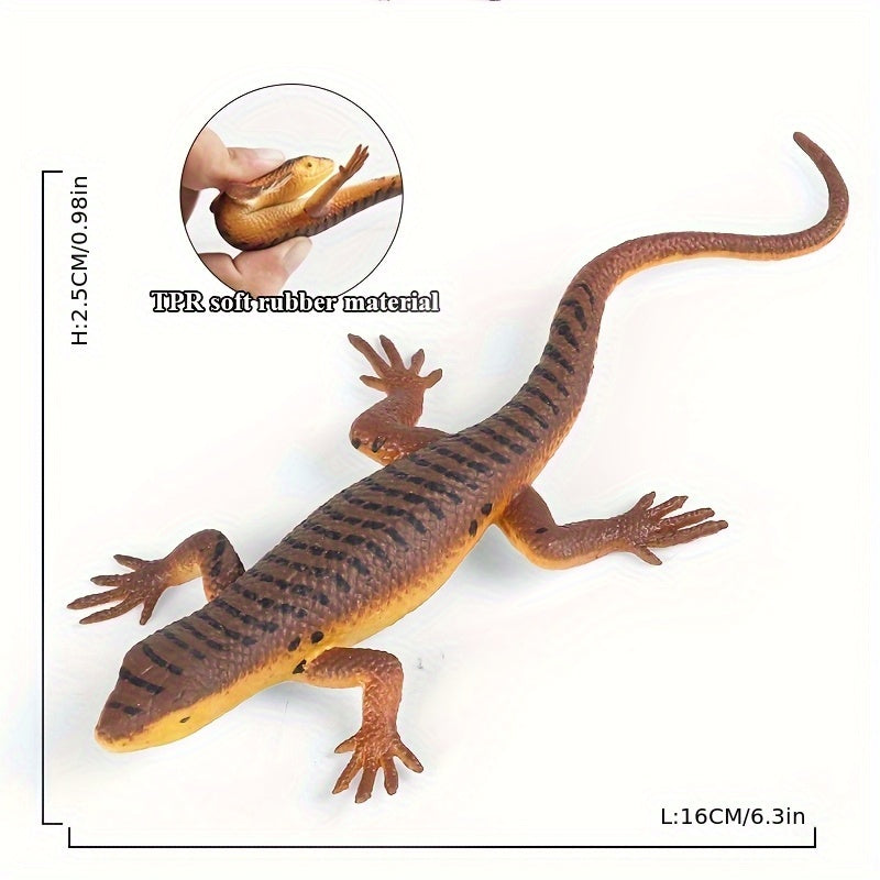 Rubber Lizard Insect Toys Set
