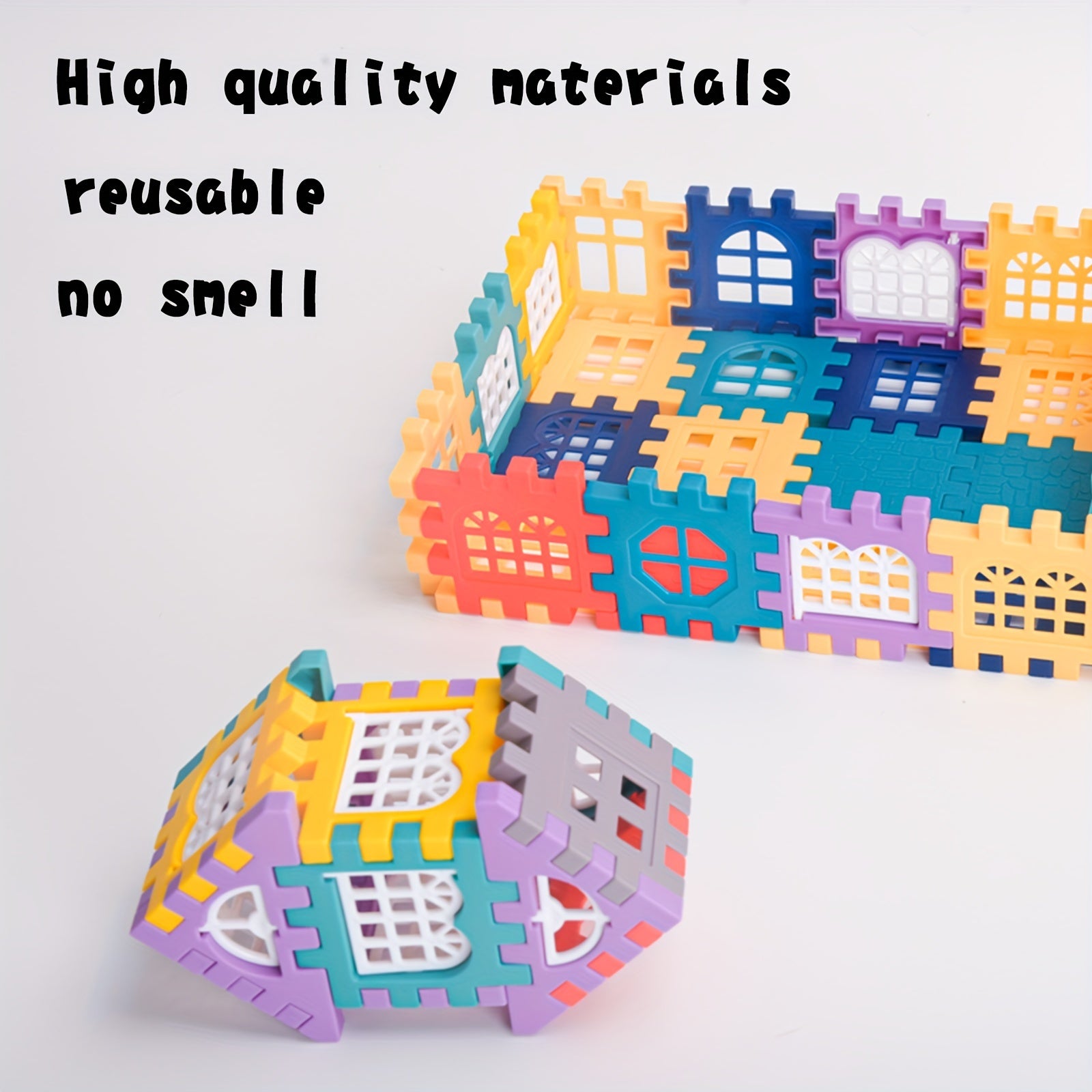 Large House Building Blocks Set