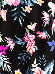  Vacay Tankini Set Women's Plus Floral Print Cami Top & Shorts Swimsuit