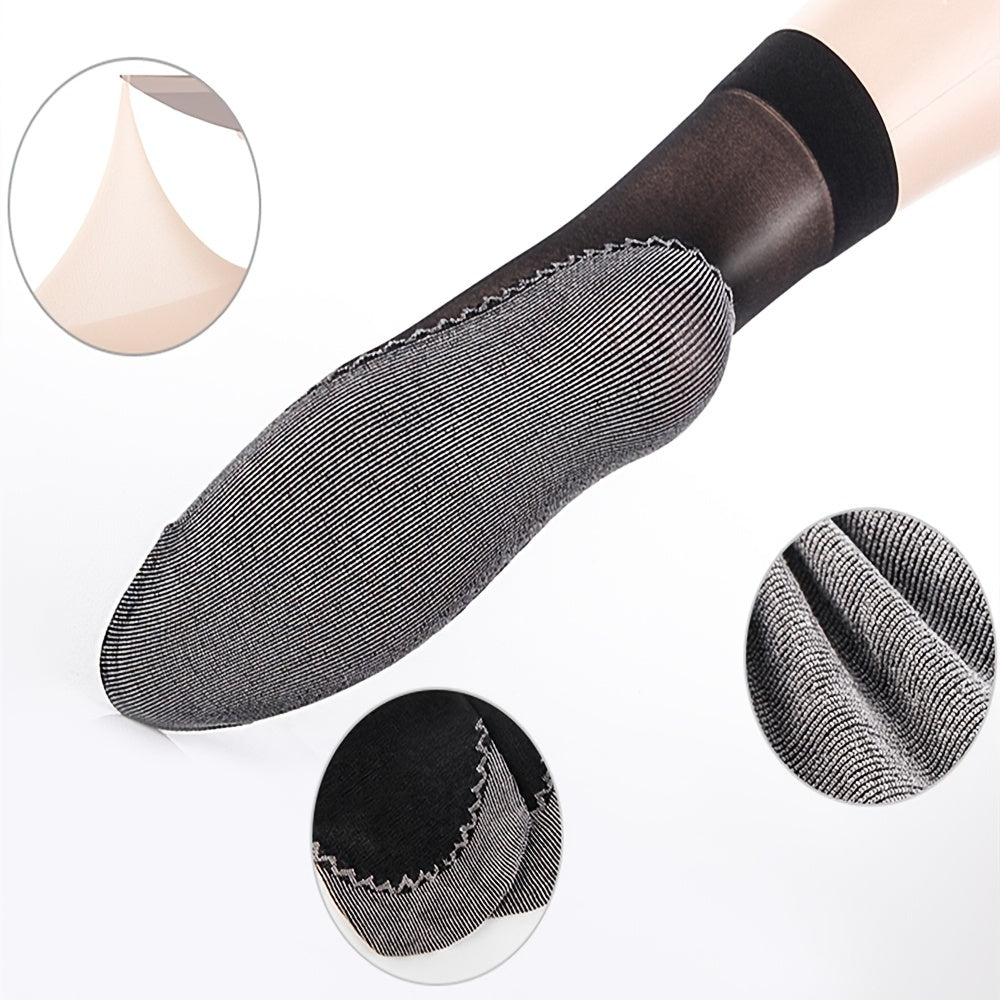 10 Pairs Thin Transparent Non-slip Short Socks Women's Stockings