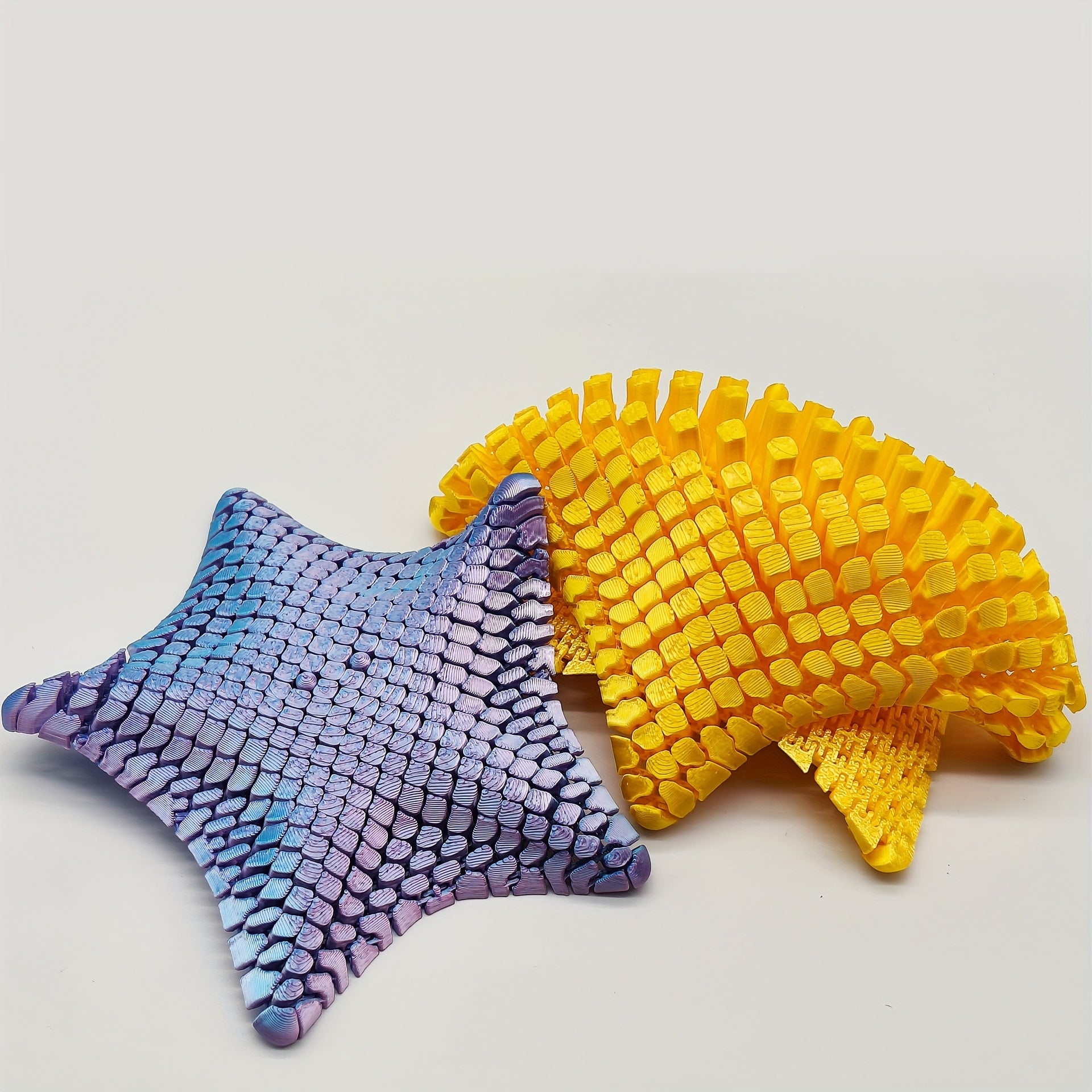 3D Printed Starfish Toy with Movable Joints Poseable Marine Animal Decor