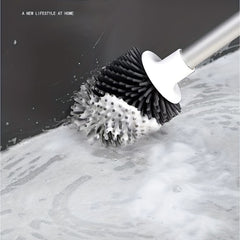 Toilet Brush With Holder No Dead Corner Bathroom Cleaning Brush