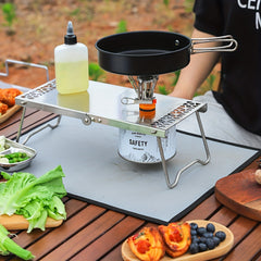 Stainless Steel Folding Table Portable Multifunctional Tea Table