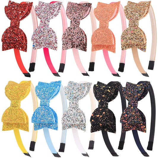 Girls Sequin Bow Headband Hairband Hair Accessories