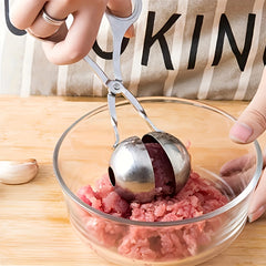 Stainless Steel Meat Baller Tongs Cake Pop Maker Melon Baller Cookie Cake Rice D