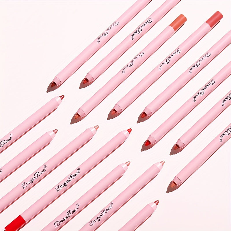 12 Matte Long lasting Lipstick Pen Waterproof Non fading Lipliner Soft Texture