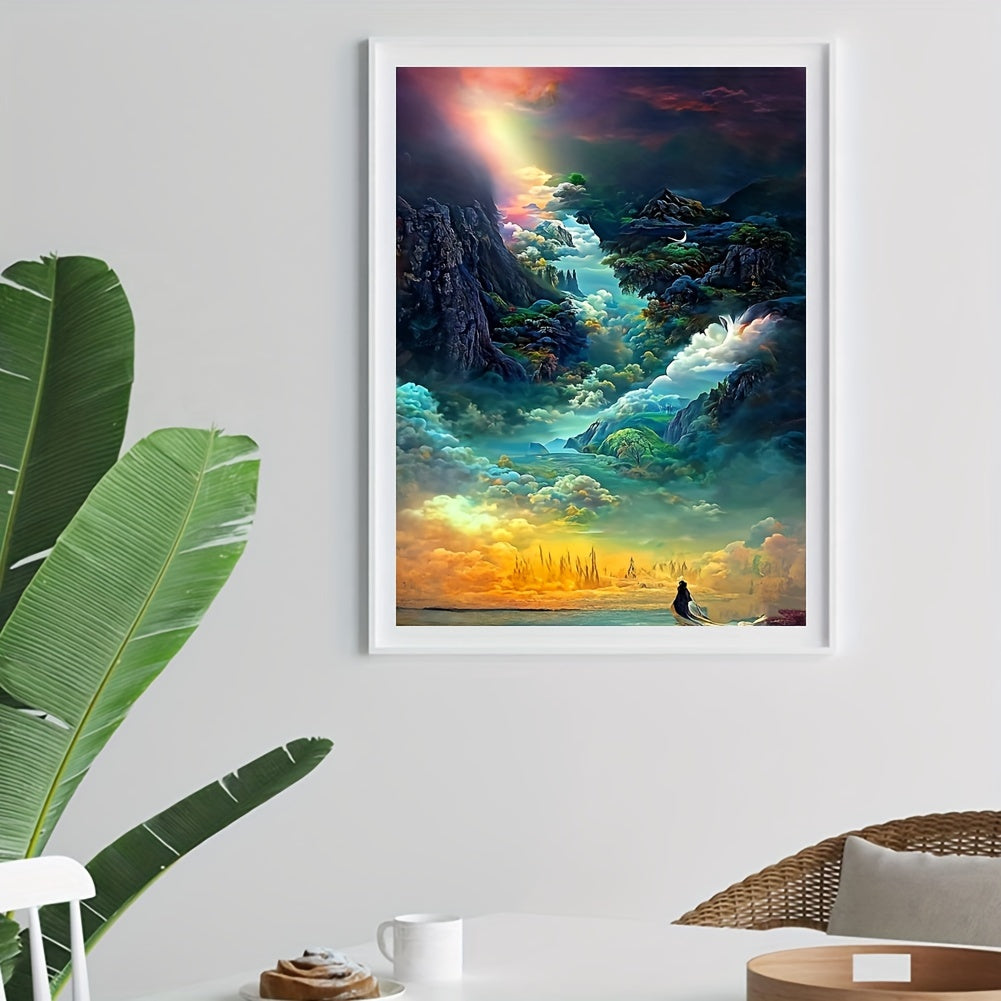 Wonderland Landscape Canvas Painting Poster for Home Wall Decor