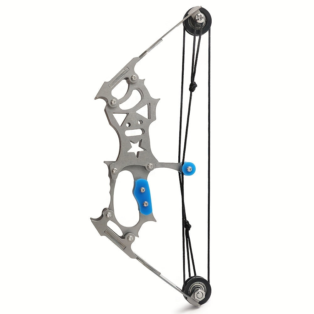 Stainless Steel Mini Bow Decompression Toy for Outdoor Activities