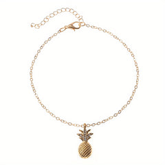Vintage Star Pineapple Beads Anklet