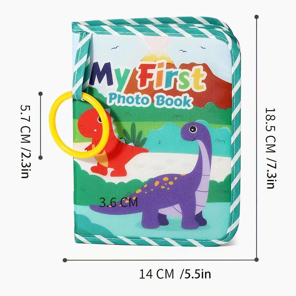 USATDD Baby Soft Cloth Album with Mirror Personalized Family & Friends Collage