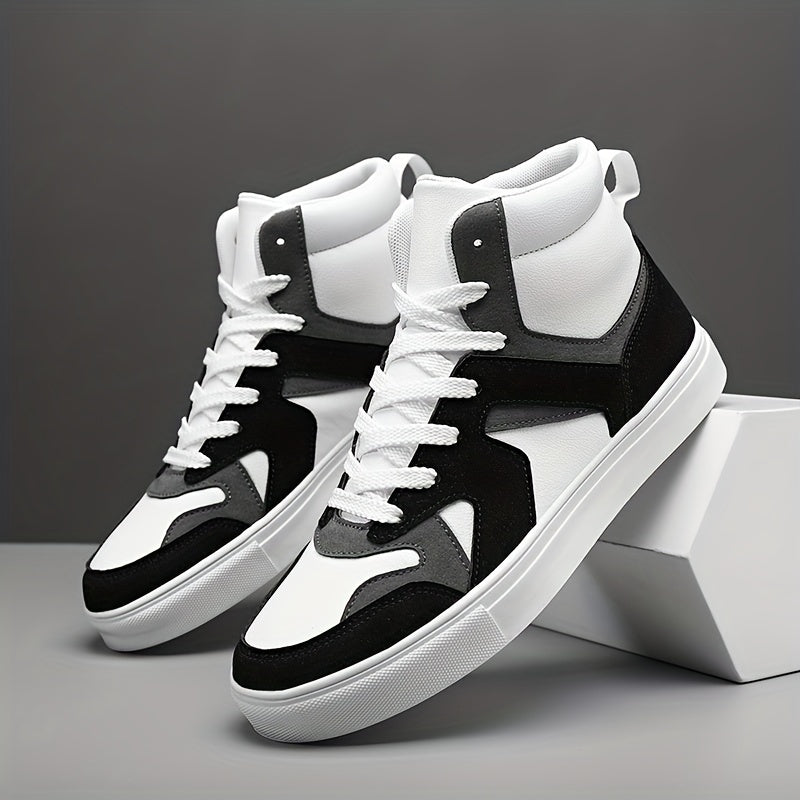 Men's High Top Lace Up Stylish Sneakers