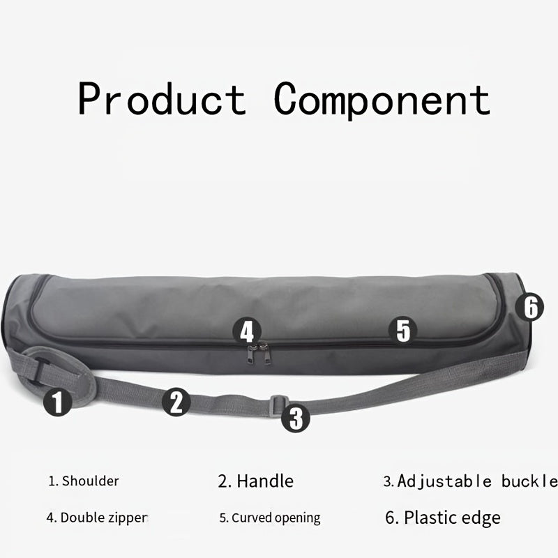 Breathable Mesh Yoga Mat Backpack Waterproof Canvas Bag