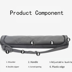 Breathable Mesh Yoga Mat Backpack Waterproof Canvas Bag