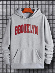 'Brooklyn' Print Hoodie for Men