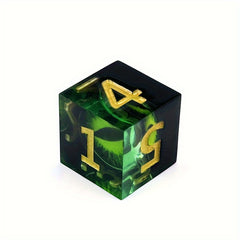 7pcs Resin Longan Dice for Games and Entertainment