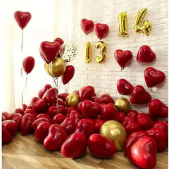 40pcs Red Love Balloon Set for Romantic Party House Decor