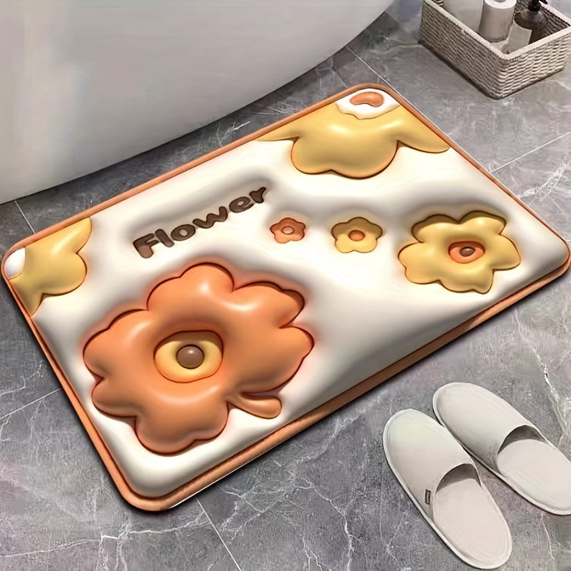3D Sense Expansion Home Floor Mat Non-slip Diatom Mud Nursery Room Carpet