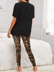 Leopard Print Skinny Leggings Women's Clothing