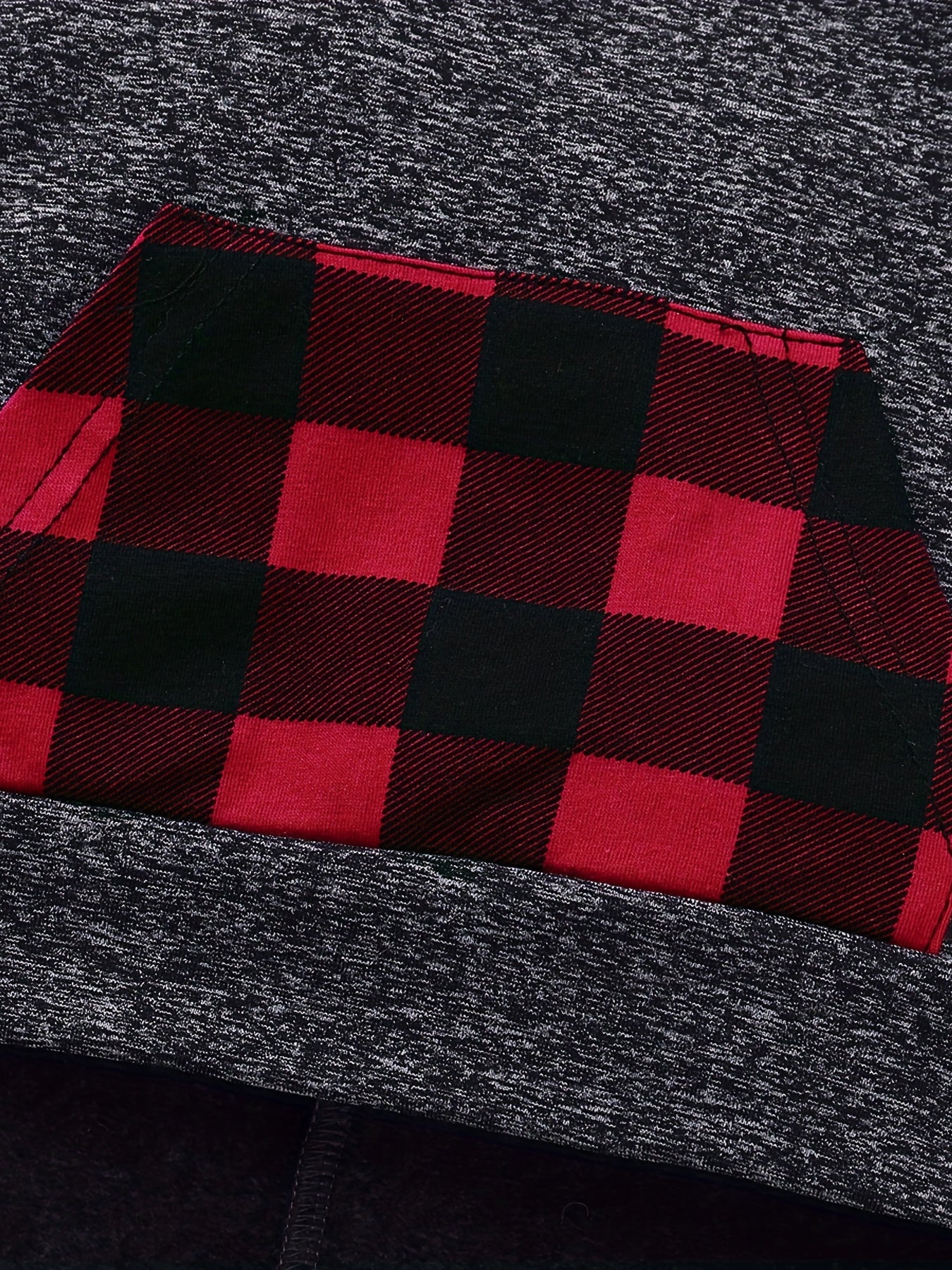 Toddler Boy's Plaid Hoodie & Sweatpants Set for Spring Fall