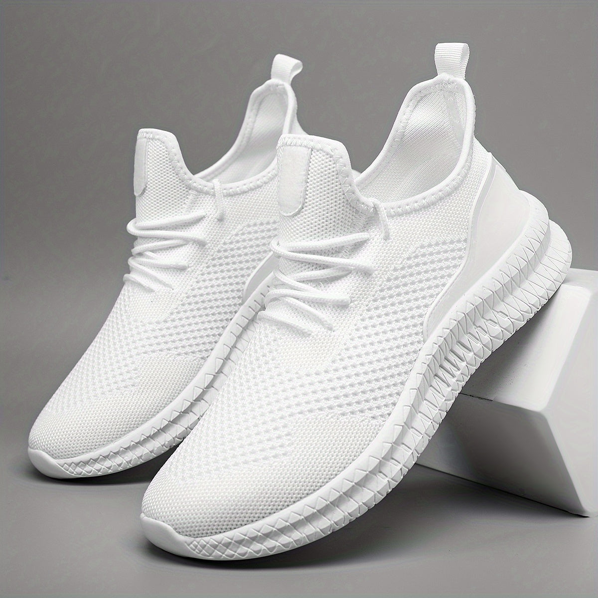 Men's Breathable Lightweight Running Shoes for Jogging Tennis Gym