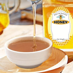 60 Pack 2 3 inch Pure Honey Labels Stickers for Jars Home Business Use