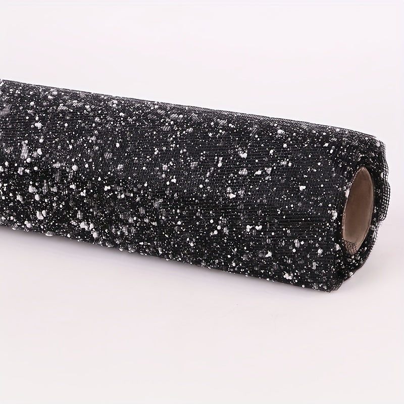 350cm Snow Dot Yarn Bouquet Packaging Gauze Curtain DIY Rose Wrap Tissue