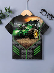 3D Print Truck T shirt For Boys - Summer Outdoor Fun