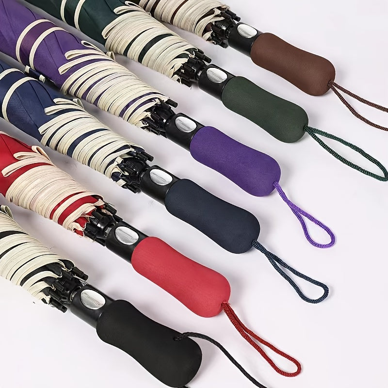 Double Folded Golf Umbrella Windproof Stormproof