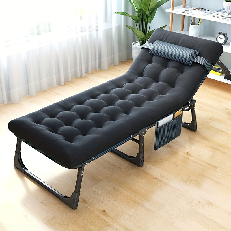 Portable Folding Bed for Outdoor Travel Camping Office Lunch Break
