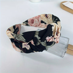 Flower Vintage Headband Floral Pattern Hair Band Hoop Hair Accessories